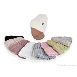 Жіноча шапка Зима KL19 mix (5 шт. р.сіткаOne size) "TUZZI" недорого оптом від прямого постачальника