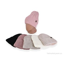 Жіноча шапка Зима KL20 mix (5 шт. р.сіткаOne size) "TUZZI" недорого оптом від прямого постачальника
