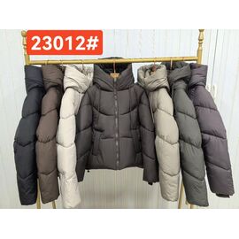 Куртка жіноча зимова K23012 black р.42-48 "FLORA" недорого оптом від прямого постачальника