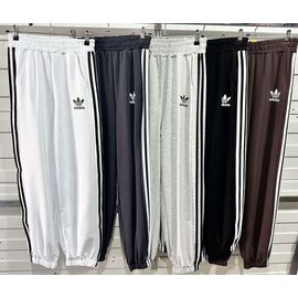 Штани спортивні жіночі SH167 brown р.42-48 "FLORA" недорого оптом від прямого постачальника