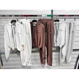 Костюм спортивний жіночий теплий SH174 white р.42-48 "FLORA" недорого оптом від прямого постачальника