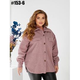 Сорочка жіноча 153-6 powder р.44-58 "ZLATA" недорого оптом від прямого постачальника