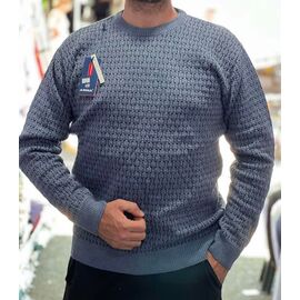 Светр чоловічий 56512 blue р.L-2XL "TURHAN" недорого оптом від прямого постачальника