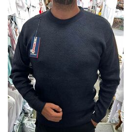 Светр чоловічий 56516 navy р.L-2XL "TURHAN" недорого оптом від прямого постачальника