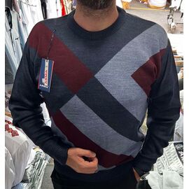 Сорочка чоловіча 56570 navy р.L-2XL "TURHAN" недорого оптом від прямого постачальника