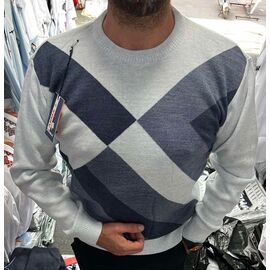 Сорочка чоловіча 56571 l.grey р.L-2XL "TURHAN" недорого оптом від прямого постачальника