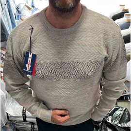 Сорочка чоловіча 56582 beige р.L-2XL "TURHAN" недорого оптом від прямого постачальника