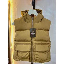 Фотография Жилетка детская на девочку FK1359 khaki р.6-14 "Fili kids" недорого оптом от прямого поставщика