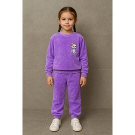 Піжама дитяча тепла на дівчинку FK1390 purple р.104-128 "Fili kids" недорого оптом від прямого постачальника