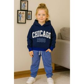 Фотография Костюм детский спортивный на девочку FK1434 navy р.2-8 "Fili kids" недорого оптом от прямого поставщика