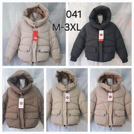 Куртка жіноча демісезонна KF041 d.beige р.M-3XL "Annet" недорого оптом від прямого постачальника