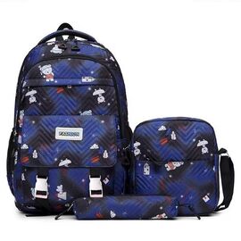 Портфель дитячий на хлопчика KK40125 navy комплект р.30*18*46 "Chus" недорого оптом від прямого постачальника