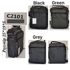 Сумка чоловіча TH2101 grey р.25*20*5 "Chus" недорого оптом від прямого постачальника