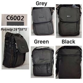 Сумка чоловіча TH6002 black р.24*18*5 "Chus" недорого оптом від прямого постачальника
