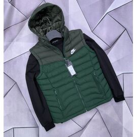 Жилетка чоловіча L2003 green р.L-4XL "MACCALI" недорого оптом від прямого постачальника