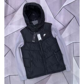 Жилетка чоловіча L2017 black р.L-4XL "MACCALI" недорого оптом від прямого постачальника