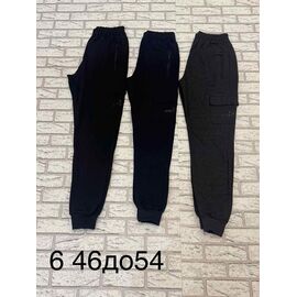 Штани спортивні чоловічі 6 black р.46-54 "Hoan" недорого оптом від прямого постачальника