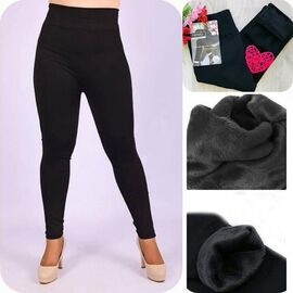 Лосини жіночі теплі A200F black р.46-60 "Hoan" недорого оптом від прямого постачальника