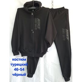 Фотография Костюм спортивный мужской HN604 black р.46-54 "Hoan" недорого оптом от прямого поставщика