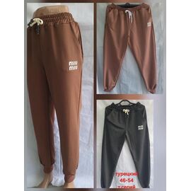 Фотография Штаны спортивные женские HN655 brown р.46-54 "Hoan" недорого оптом от прямого поставщика