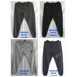 Фотография Штаны спортивные мужские HN682 d.grey р.46-54 "Hoan" недорого оптом от прямого поставщика
