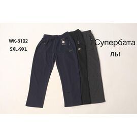 Фотография Штаны спортивные мужские WK8102 navy р.5XL-9XL "Hoan" недорого оптом от прямого поставщика