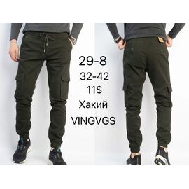 Штани чоловічі утеплені 29-8 khaki р.32-42 "God Baron" недорого оптом від прямого постачальника