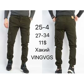 Штани чоловічі утеплені 25-4 khaki р.27-34 "God Baron" недорого оптом від прямого постачальника