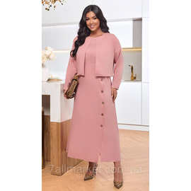 Костюм 2-ка жіночий креп софт розміри: 46-60 "LADA" недорого від прямого постачальника