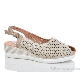 Фотография Босоножки женские летние Лето 910-5 (8 пар р.36-42) "Leguzaza" недорого оптом от прямого поставщика