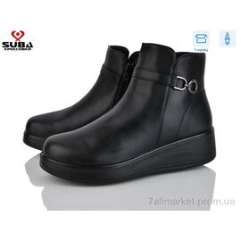 Черевики жіночі стильні Зима N366B (6 пар р.41-43) "SUBA" недорого оптом від прямого постачальника