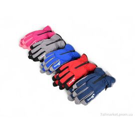 Рукавички для дітей Зима A904M mix (12 шт. р.сітка6-8) "CAP" недорого оптом від прямого постачальника
