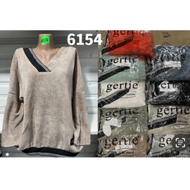Светр жіночий 6154 khaki р.50-56 "VERJINIA" недорого оптом від прямого постачальника