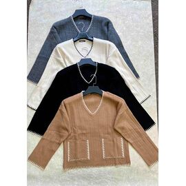 Фотография Свитер женский 24103 brown р.42-48 "X-Ray" недорого оптом от прямого поставщика