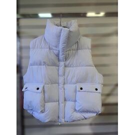 Фотография Жилетка женская 158 white р.S-M "QU STYLE" недорого оптом от прямого поставщика
