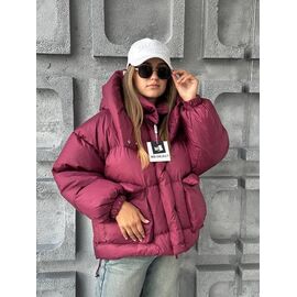 Фотография Куртка женская зимняя 172 wine р.S-M "QU STYLE" недорого оптом от прямого поставщика
