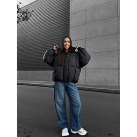 Фотография Куртка женская зимняя 221 black р.S-M "QU STYLE" недорого оптом от прямого поставщика