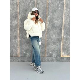 Куртка жіноча зимова 2479 l.beige р.S-M "QU STYLE" недорого оптом від прямого постачальника