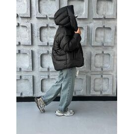 Фотография Куртка женская зимняя 2492 black р.S-M "QU STYLE" недорого оптом от прямого поставщика