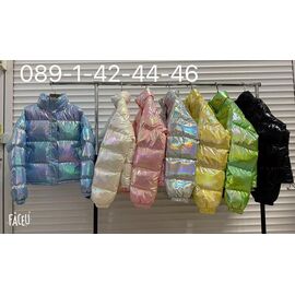 Куртка жіноча демісезонна 089-1 yellow р.42-46 "Yafeier" недорого оптом від прямого постачальника