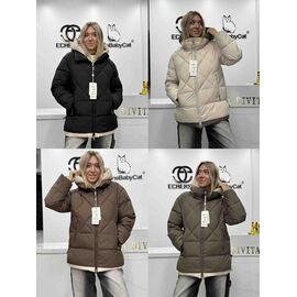 Куртка жіноча зимова 887 khaki р.42-50 "Yafeier" недорого оптом від прямого постачальника