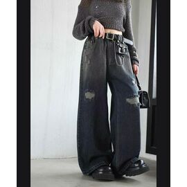 Джинси дитячі на дівчинку 25975 navy р.120-170 "Yalisi" недорого оптом від прямого постачальника