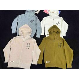 Фотография Кофта детская тёплая на девочку 733 white р.110-150 "Yalisi" недорого оптом от прямого поставщика