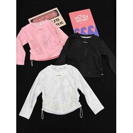 Светер Дитячий на дівчинку 753 pink р.110-150 "Yalisi" недорого оптом від прямого постачальника