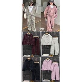 Фотография Костюм детский спортивный на девочку 8016 brown р.130-170 "Yalisi" недорого оптом от прямого поставщика