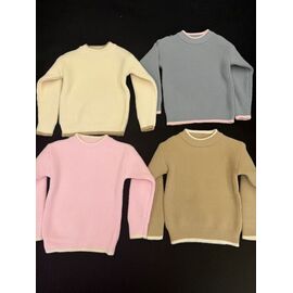 Фотография Свитер детский на девочку 810 grey р.110-150 "Yalisi" недорого оптом от прямого поставщика