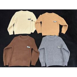 Фотография Свитер детский на девочку 813 beige р.110-150 "Yalisi" недорого оптом от прямого поставщика