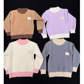 Светер Дитячий на дівчинку 815 white р.110-150 "Yalisi" недорого оптом від прямого постачальника