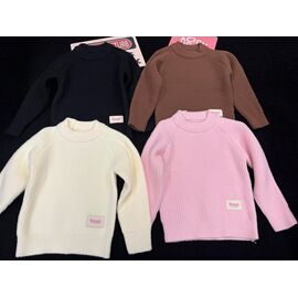 Светер Дитячий на дівчинку 817 black р.110-150 "Yalisi" недорого оптом від прямого постачальника