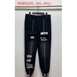 Костюм спортивний жіночий 6085 black р.2XL-4XL "Immei" недорого оптом від прямого постачальника